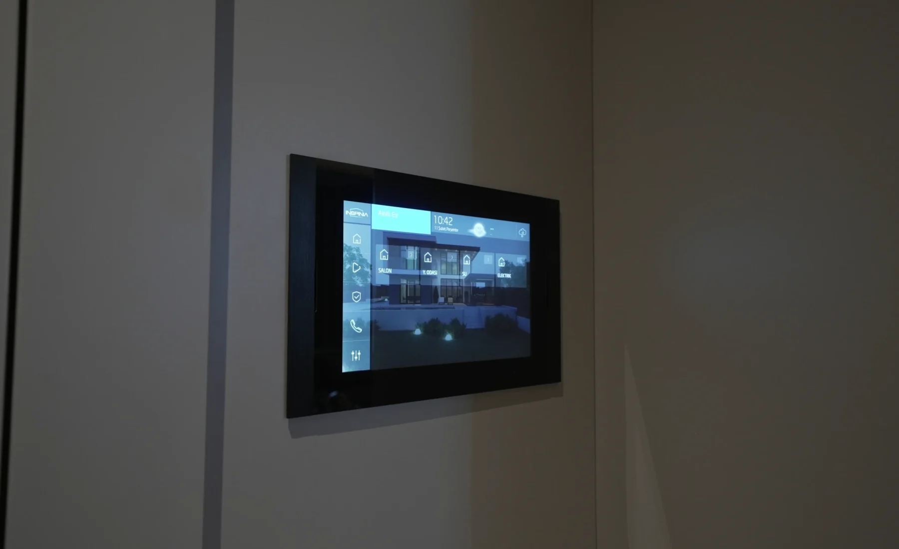 Integrated smart-home control panel