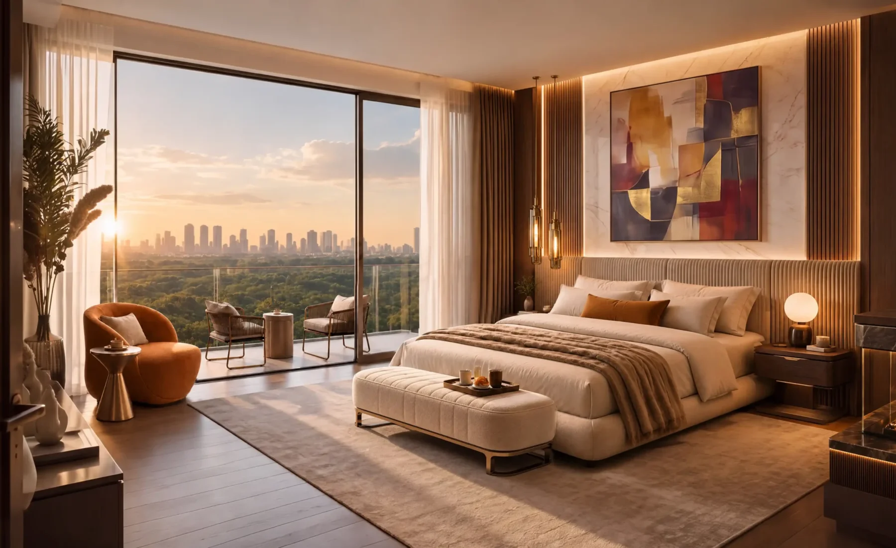 Bedroom — Developer Visual — illustrative rendering